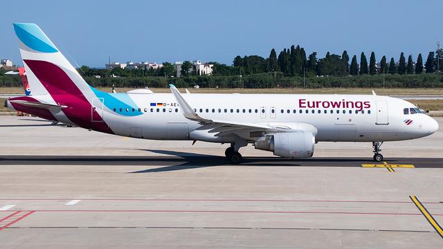 D-AEWS:Airbus A320-200:Eurowings